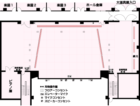 舞台平面図 反響版仕様